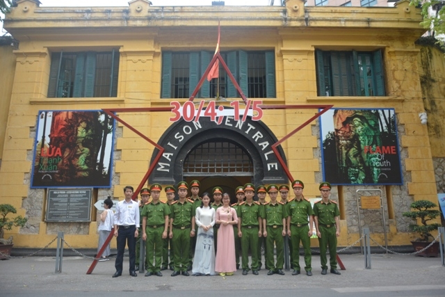 Chiến sỹ Phòng Cảnh sát bảo vệ, Công an Thành phố Hà Nội tiếp nối ngọn lửa thanh xuân