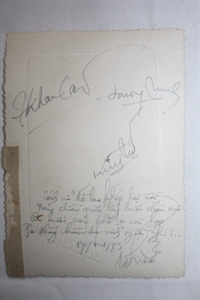 Bài thơ của ông Lê Tám viết khi được trả tự do 17-8-1953